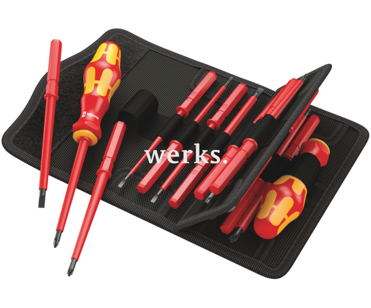 Набор отверток PH PZ TORX SL Wera Kraftform Kompakt 60i+iS/62i/65i/67i/17 WE-059030