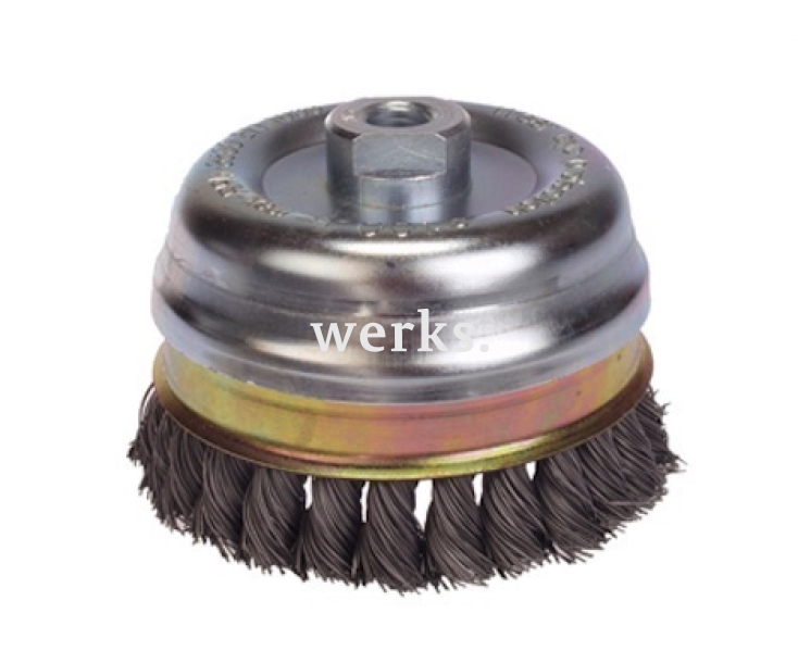 Щетка чашечная жгутовая со стопорным кольцом Ø100 мм Lessmann 486 317