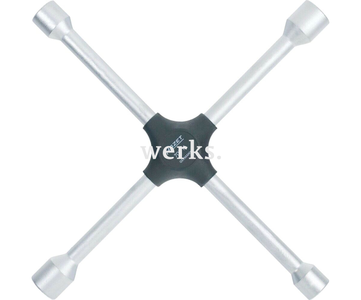 Ключ баллонный автомобильный крестовый четырехходовой 17х19х21 мм х 13/16" Heyco 705N