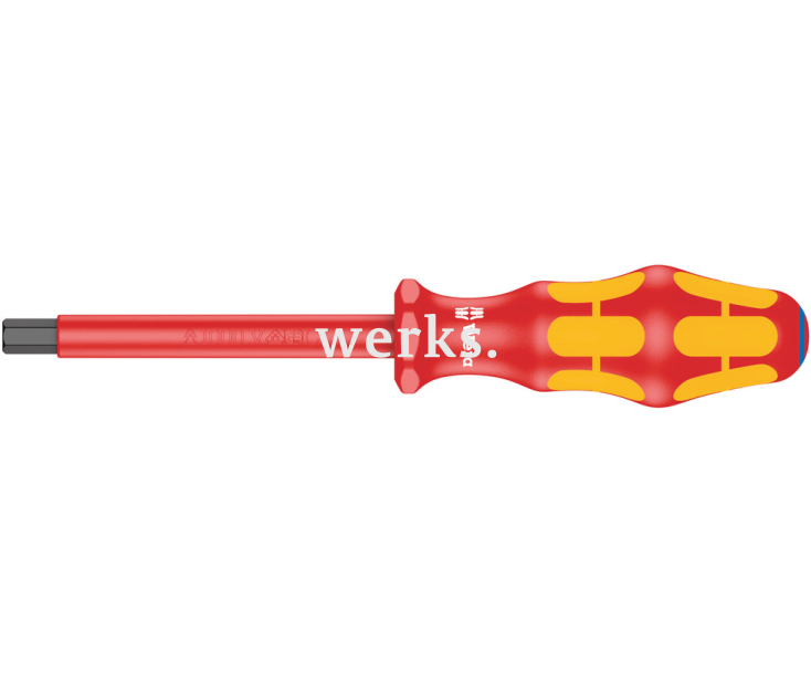 Отвертка HEX Wera Kraftform 164 i VDE WE-004665 5.0 х 80 изолированная для винтов с внутренним шестигранником