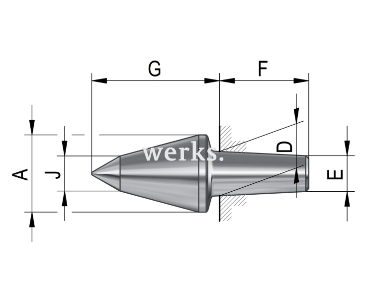 Сменные пластины для вращающихся центров, размер 114, 60°VL Röhm 070723