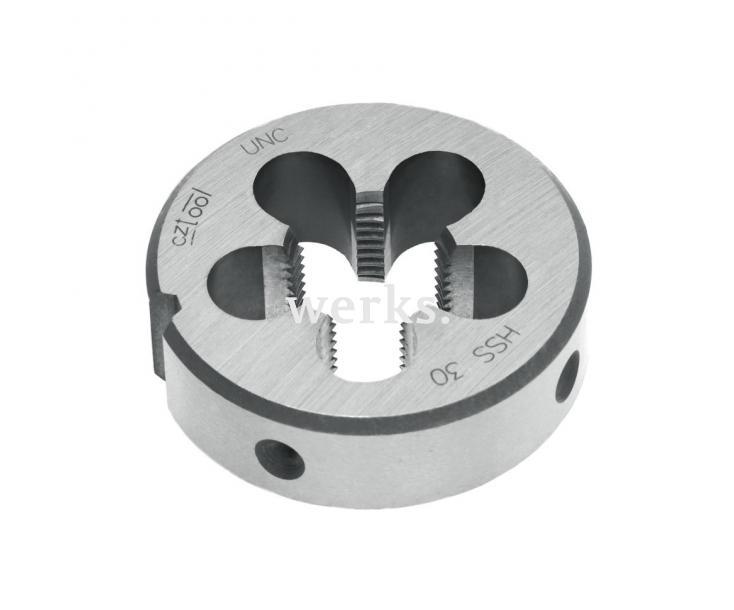Плашка с стружколомом UNC №12-24 HSS DIN EN 22568 2A 20x7мм Bucovice Tools 275012