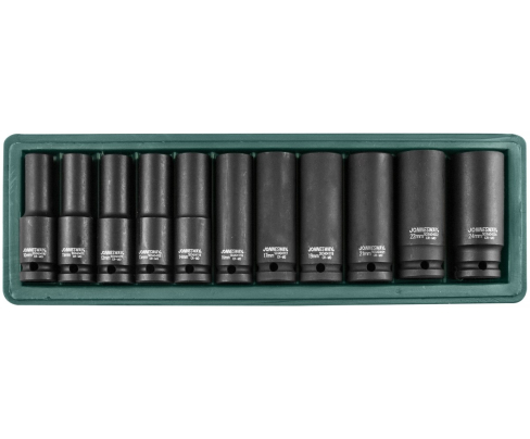 Набор головок торцевых ударных глубоких 1/2"DR 10-24 мм 11 предметов Jonnesway S03AD4111S