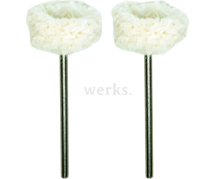 Насадки полировальные из хлопка (диск Ø 22 мм) Proxxon 28297 2 шт.