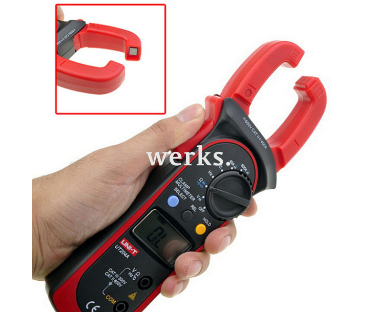 Клещи токоизмерительные UNI-T UT204A постоянного и переменного тока