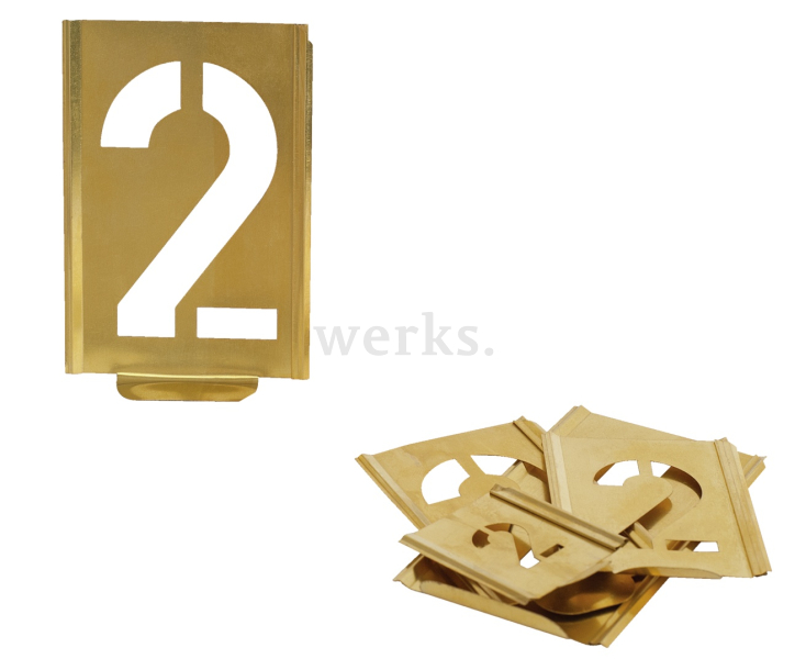 Профессиональный набор трафаретов для подписи с подключаемым механизмом KUKKO 327-150-Z