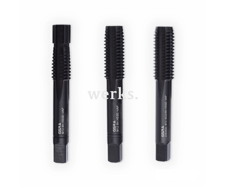 Метчики ручные HSSE-VAP DIN 352 6H M 2 набор (3 шт) GSR B00813080