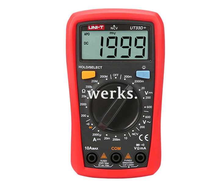 Мультиметр цифровой наладонный UNI-T UT33D+