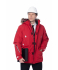 Зимняя куртка-парка Brodeks KW 204 красный с опушкой (S)
