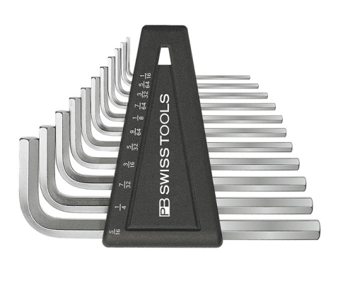 Набор дюймовых штифтовых ключей HEX PB Swiss Tools PB 213Z.H-12 12 шт.