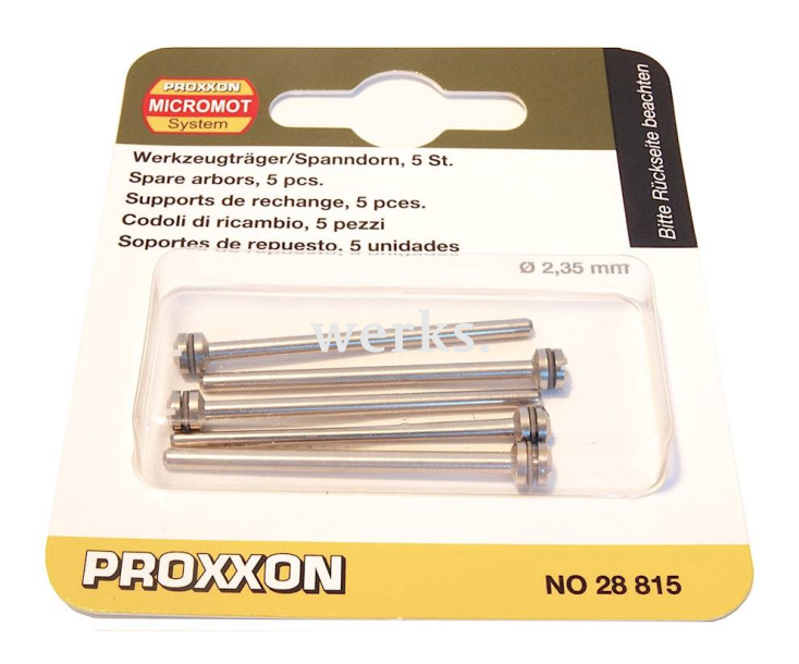 Дискодержатели Proxxon 5 штук 2.35х44 мм 28815