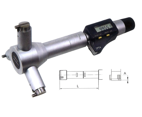 Набор цифровых 3-точечных нутромеров 50-100 мм Schut 906.909 2 шт.