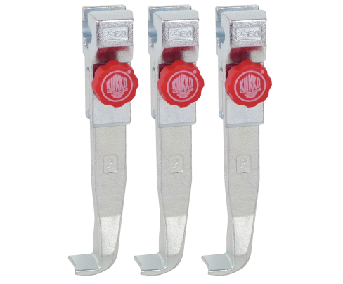 3 захвата с быстрой регулировкой (комплект) KUKKO 2-152-S