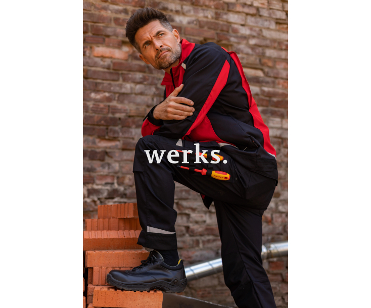 Летняя куртка Brodeks KS 202 красный/черный (L)