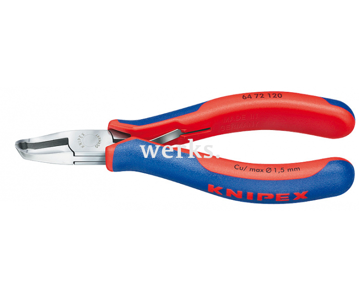 Кусачки торцевые для электроники Knipex KN-6472120