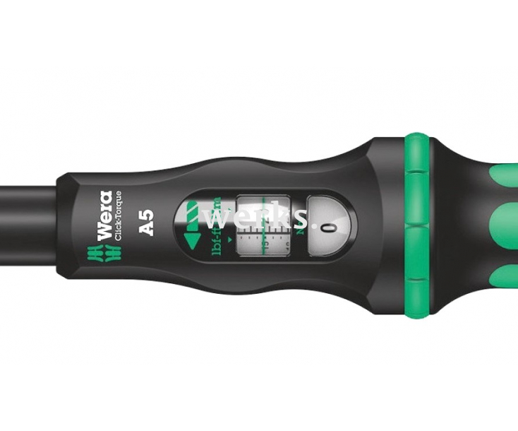 Динамометрический ключ Wera Click-Torque A 6 2,5-25 Nm с трещоткой с реверсом WE-075605