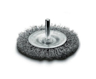 Щетка дисковая с хвостовиком, стальная гофр. проволока 0,20 мм Ø50 мм Lessmann 410 122