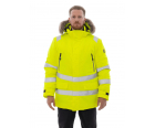 Зимняя сигнальная куртка-парка Brodeks KW220 желтый (XXL)