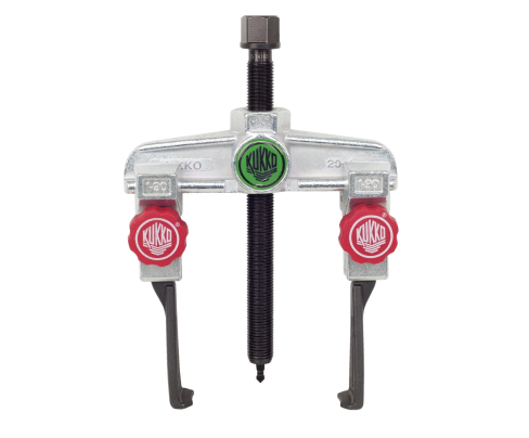 Универсальный двухзахватный съёмник с особо узкими, быстрорегулируемыми захватами KUKKO 20-1+S-T