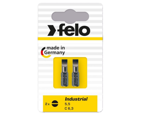 Набор шлицевых бит Felo 5.5х1х25 2 предмета 02052036