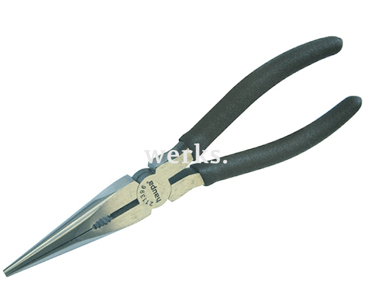 Длинногубцы однокомпонентные прямые 200 мм Haupa 211396