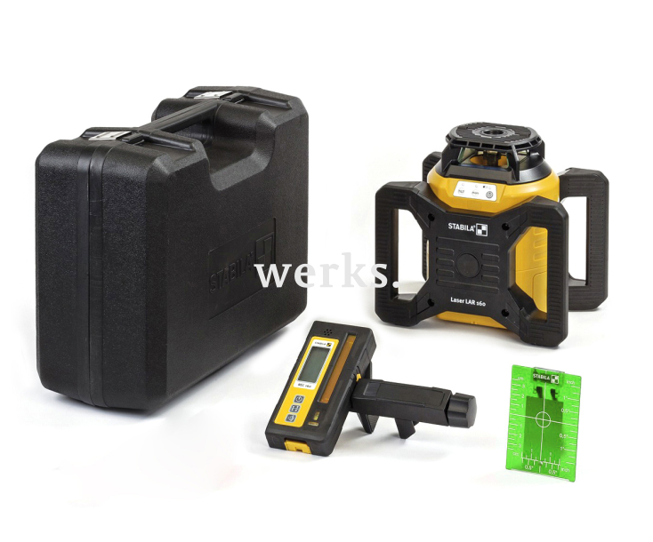 Нивелир лазерный ротационный LAR 160 G с ресивером Stabila 19240