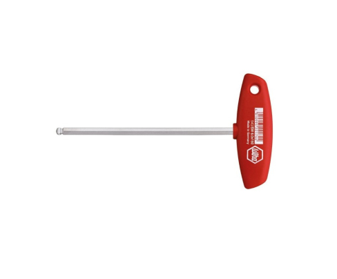 Отвертка HEX со сферической головкой и Т-образной рукояткой Wiha Classic 540 04108 5 x 150