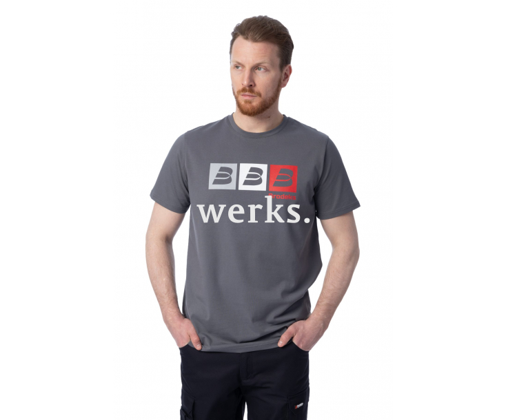 Футболка Brodeks KS705 серый (L)