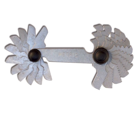 Шаблон Metric для проверки метрической резьбы Schut 856.456 24 шт.