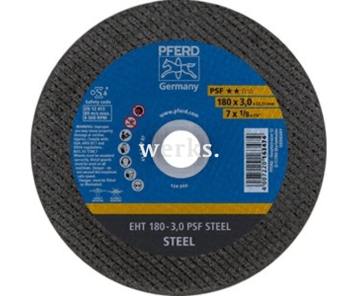 Круг отрезной Pferd EHT 180 - 3,0 PSF STEEL