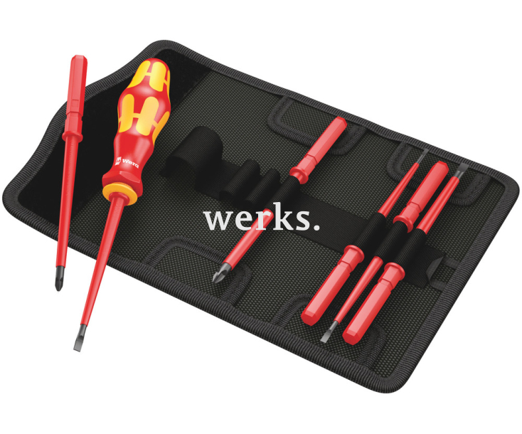 Набор отверток PH SL Wera Kraftform Kompakt VDE 60 i/7 WE-003470 изолированных
