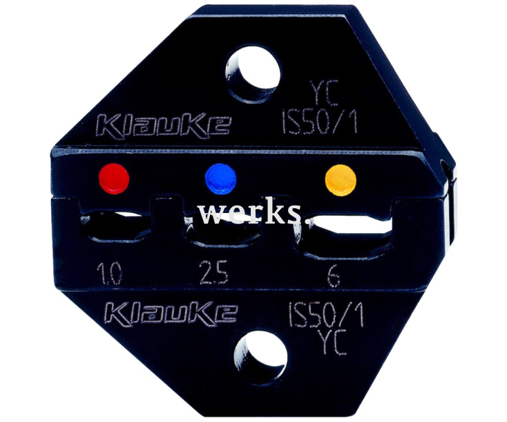 Пресс-матрица IS50 для изолированных кабельных наконечников и соединителей, двойная опрессовка 0,5-6 мм² Klauke KLKIS5071