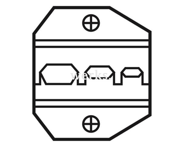 Матрица для кольцевых и вилочных изолированных наконечников ProsKit 1PK-3003D1