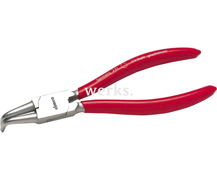 Щипцы для внутренних стопорных колец изогнутые D3 (J01) 130 мм Cimco 101470