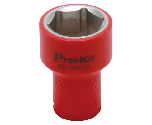 Торцовая головка изолированная 3/8" 22 мм Proskit SK-V322B