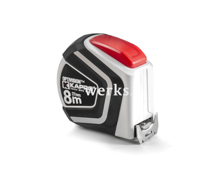Рулетка измерительная двухсторонняя магнитная 8 м x 27 мм Kapro 510-8M
