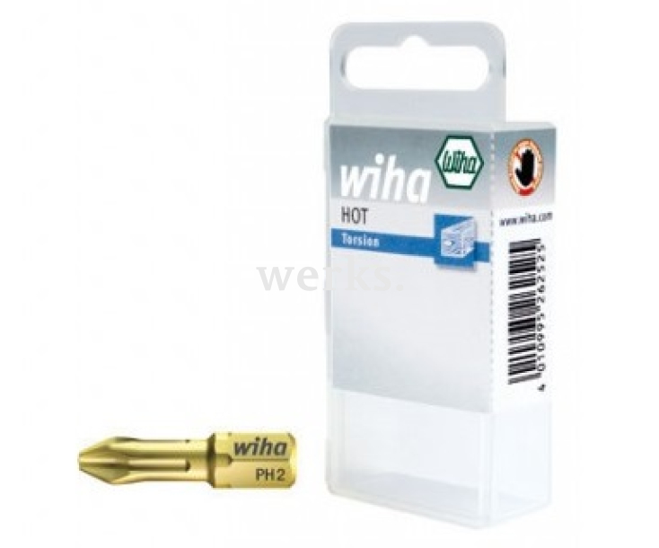 Набор бит Wiha Phillips HOT Torsion 7011 HOT 32060 PH1 10 шт.