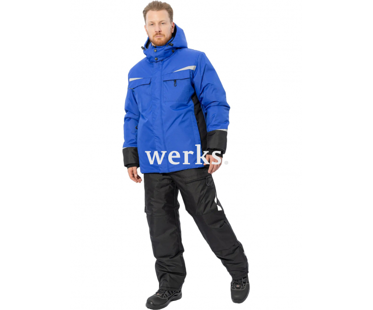 Зимний рабочий костюм Brodeks KW603 синий/черный (M)