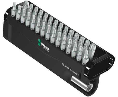Bit-Check 30 TX Universal 1 Набор насадок и держатель Wera WE-057908 30 предметов