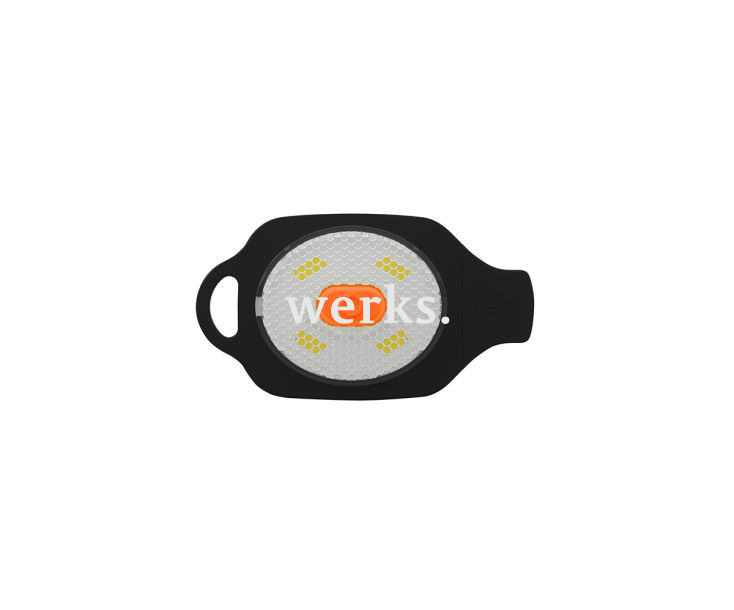 Шапка со съемным фонариком оранжевая UNILITE BE-02+O