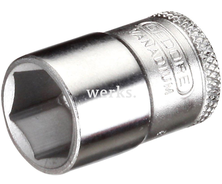 Головка торцовая метрическая шестигранная 3/8" 30 11 HEX Nut 11 мм Gedore 6233850