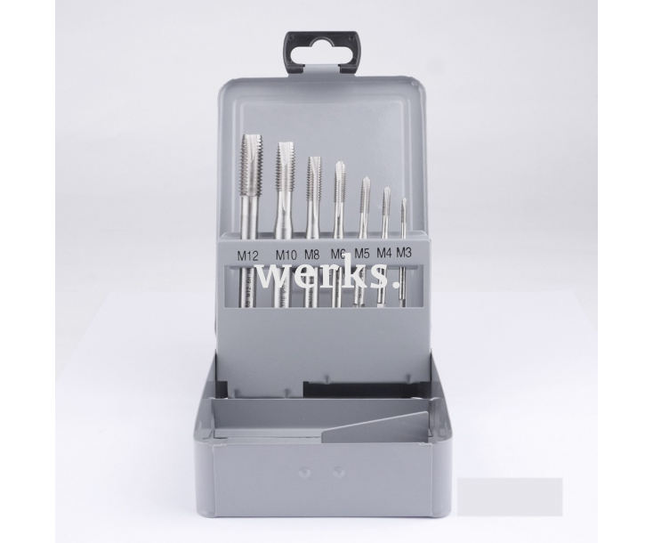 7-пр. Набор машинных метчиков Form B HSS M3-M12 Werks W.16606008