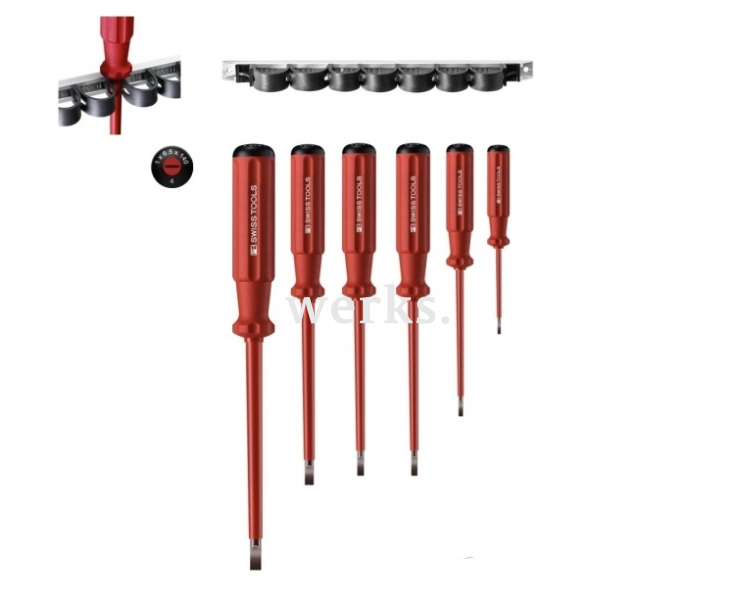 Набор шлицевых диэлектрических отверток PB Swiss Tools PB 5560.CN 6 шт.