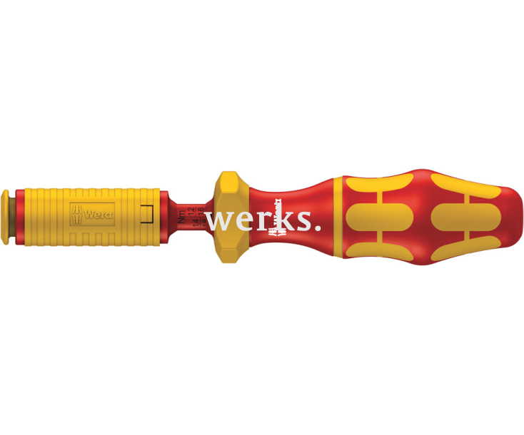 Серия 7400 VDE Kraftform Ручка-держатель динамометрическая отвертка (1,2-3,0 Нм) Wera WE-074750