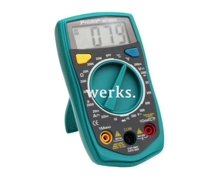 Мультиметр цифровой ProsKit MT-1233C