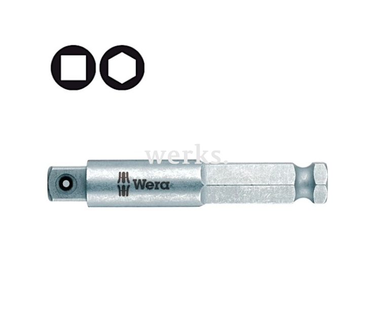 Стержень инструмента (соединительная деталь) Wera 870/7 WE-050510 1/2" х 75 мм