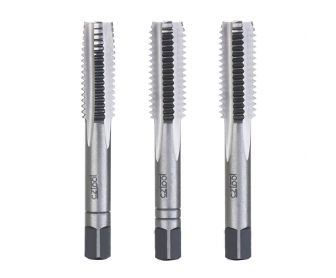 Набор метчиков 3шт 115CrV3 DIN352 2n метрическая резьба М10х1,5 Bucovice Tools 114100-3