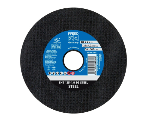 Круг отрезной Pferd EHT 125 - 1,0 SG STEEL