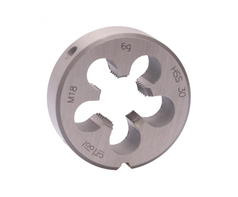 Плашка М18х2,5 HSS DIN EN 22568 6g 45х18мм Bucovice Tools 240180