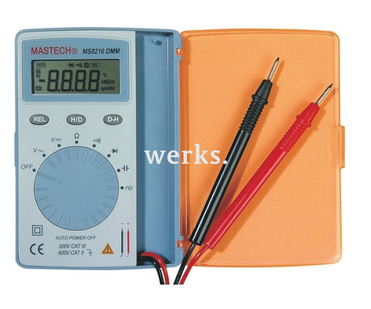 Мультиметр-книжка цифровой Mastech MS8216